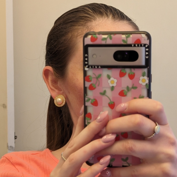 Christian Dior faux pearl vintage clip on earrings with rhinestones - Picture 14 of 15